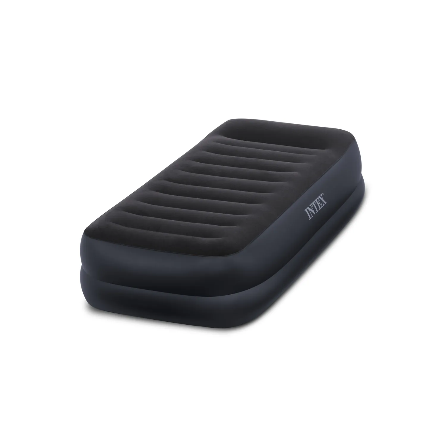 Intex Dura-Beam Pillow Rest Raised Twin Airbed with Built-in Pump