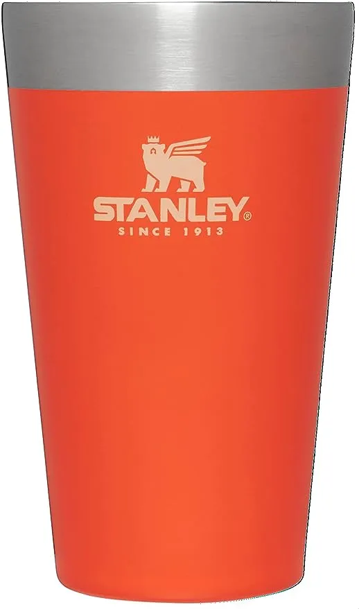 Stanley Aluminum STA2282053 The Stacking Beer Pint Matte Black 16OZ / .47L