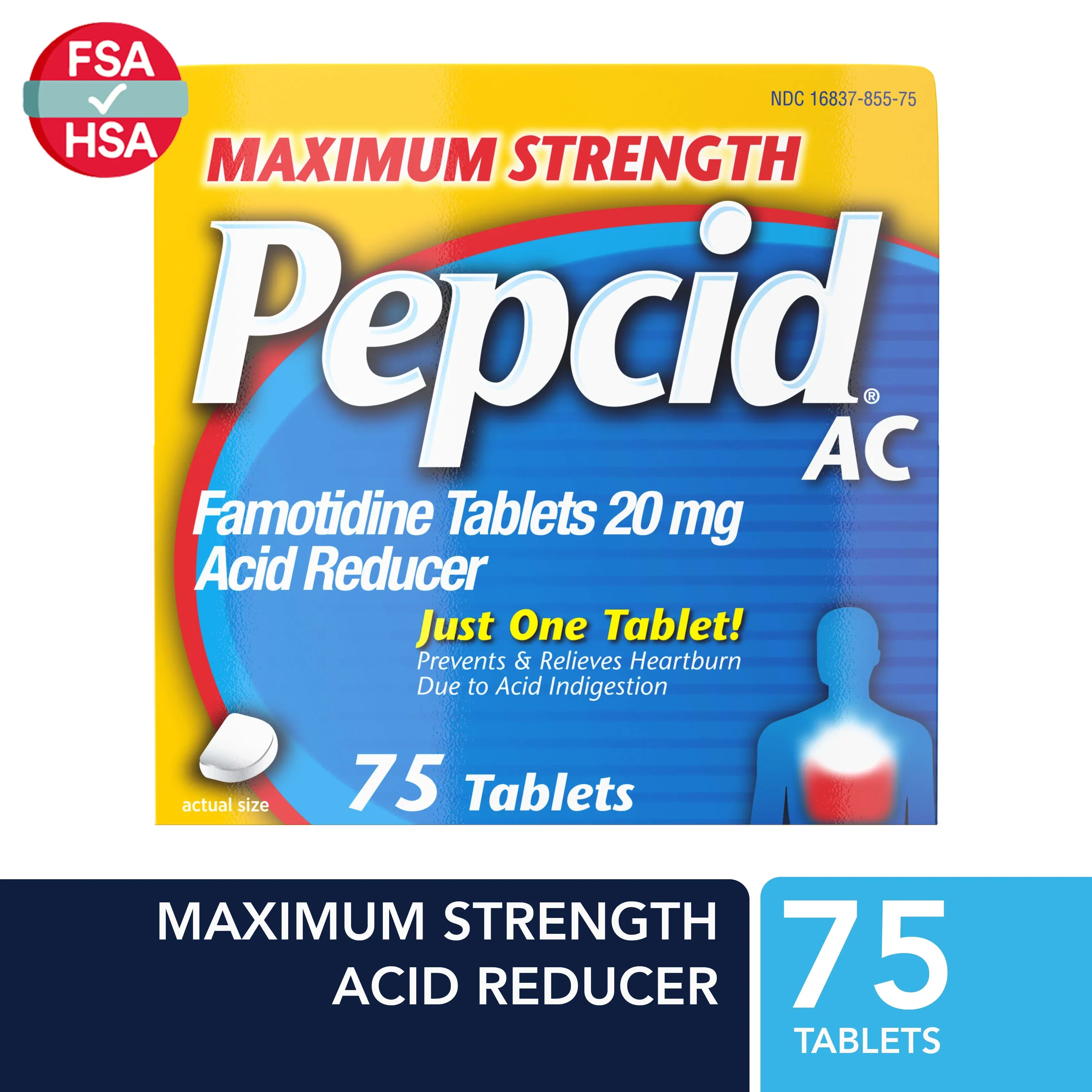 Pepcid AC Digestive Treatment Tablet - 75ct