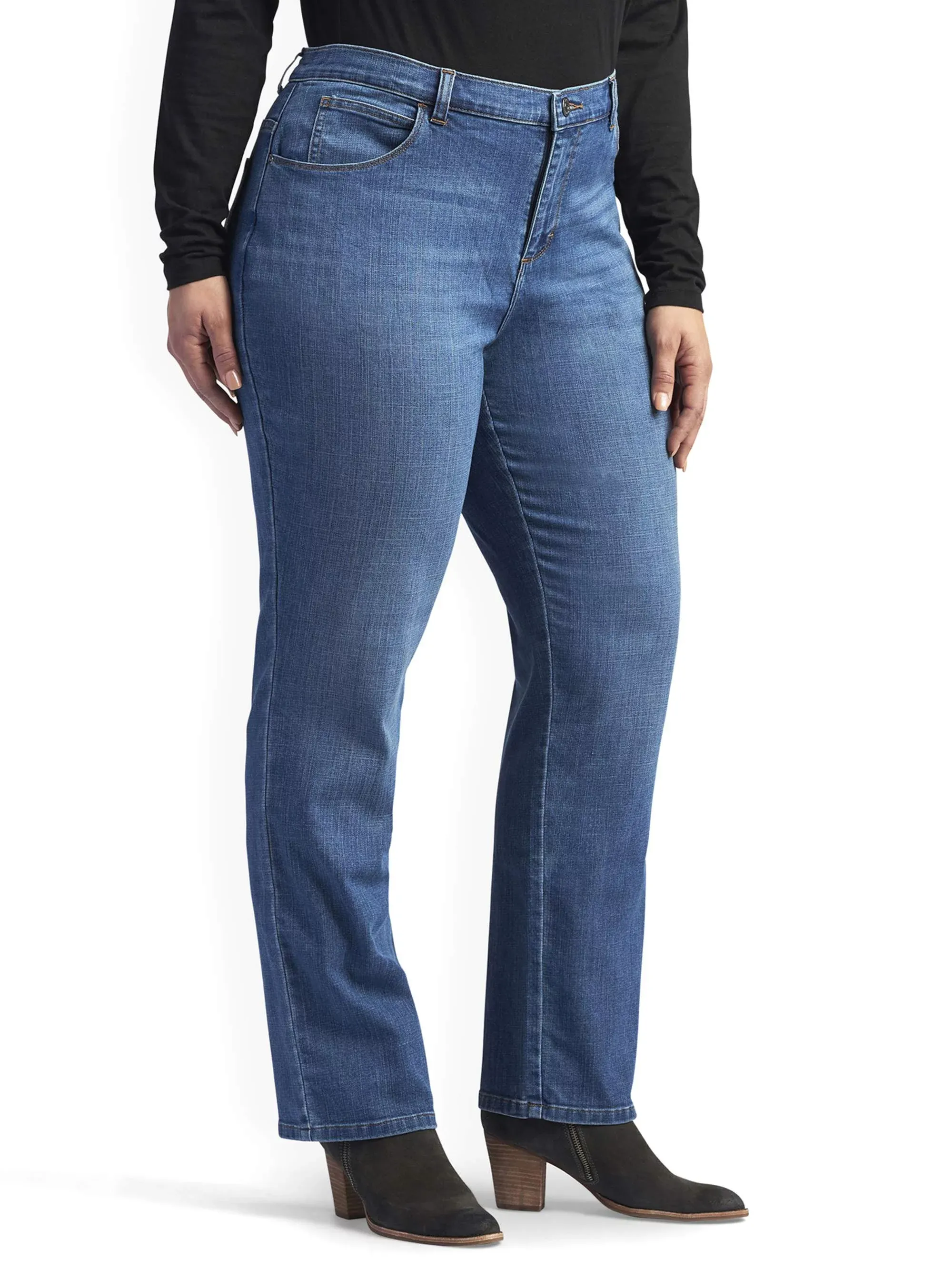 Plus Size Lee® Relaxed Fit Straight-Leg Jeans