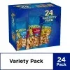 Planters Salted Cashews, Salted Peanuts & Honey Roasted Peanuts Variety Pack, 24 ct Packs