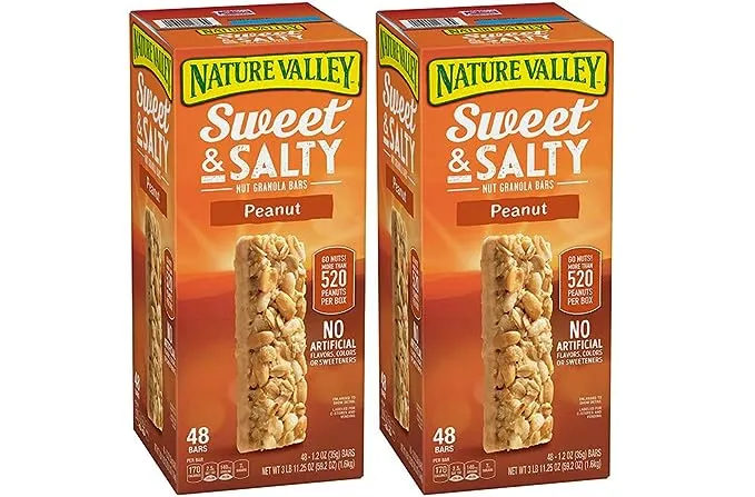 Nature Valley Granola Bars 48 Count Value Box (Peanut 1.2 oz)