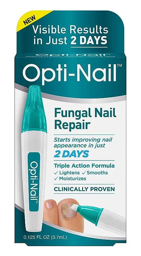 Reparo de unhas fúngicas Opti-Nail com aplicador de pincel-