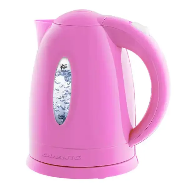 Ovente 1.7L Electric Hot Water Kettle ,Red