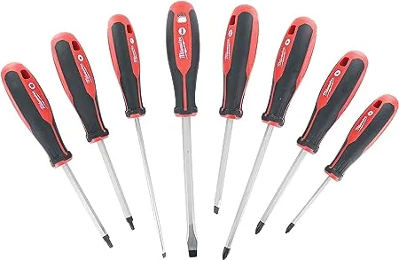 MILWAUKEE 8pc Screwdriver Kit w/Square