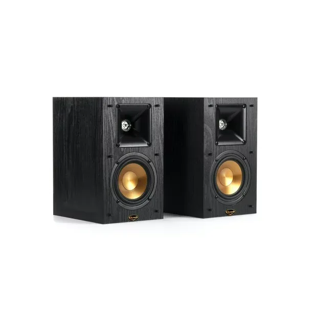 Klipsch Synergy Black Label F-200 Floorstanding Speaker with Proprietary Horn Technology, Dual 6.5” High-Output Woofers, with Room-Filling Sound in Black