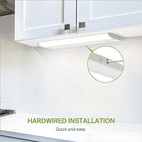 ASD LED Under Cabinet Lighting Bronze, 12 inch 5W 325 LM, Dimmable Hardwired Under Cabinet Lights for Kitchen, 3000K Soft/4000K Cool/5000K Daylight, Under Counter Light Fixtures, ETL Energy Star