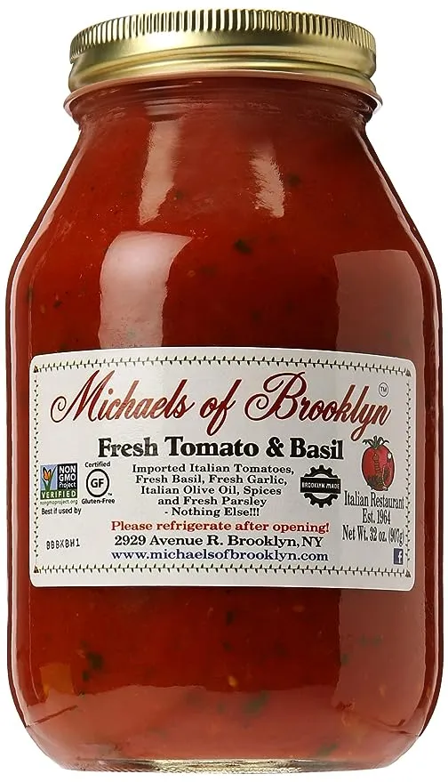 Michaels Of Brooklyn Tomato & Basil, Fresh - 32 oz