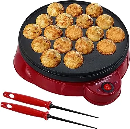 Maquina Para Hacer Bolas De Takoyaki Comida Japonesa Tradicional Electrica Nuevo