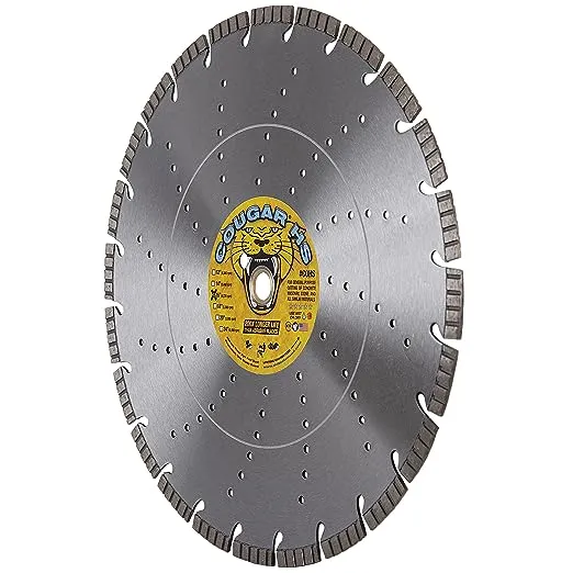 Delta Diamond Cougar HS 16 inch Turbo-Segmented Diamond Saw Blade