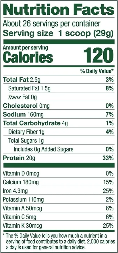 VEGA PROTEIN AND GREENS VANILLA 25g