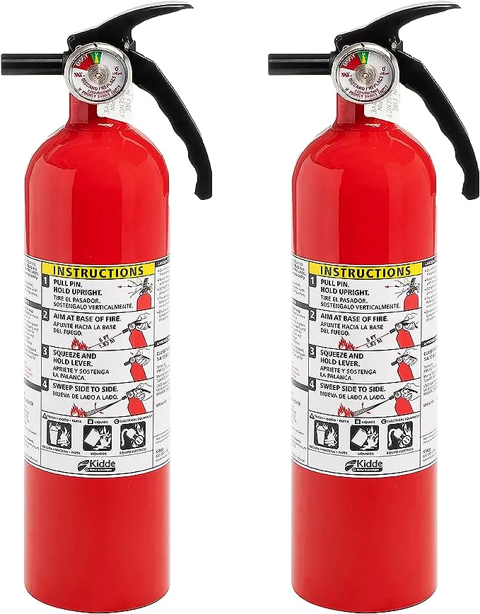 Kidde Fire Extinguisher For Household US Coast Guard Agency Approval Multipurpose Fire Extinguisher 2.5 lb. 4 Pack