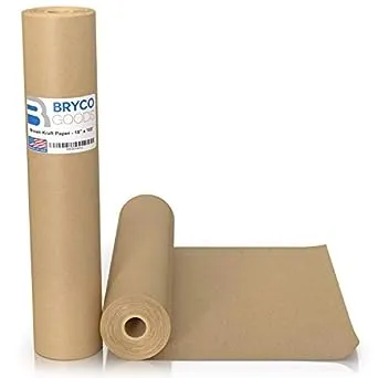 Bryco Goods Brown Kraft Paper Roll 18" x 1,200" Made in The USA