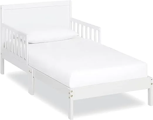 Dream on Me Brookside Toddler Bed - Blush Pink/White