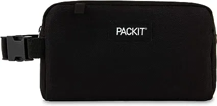 PackIt Freezable Snack Box, Black