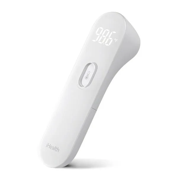 iHealth No-Touch Forehead Thermometer PT3, Digital Infrared Thermometer for Adults and Kids