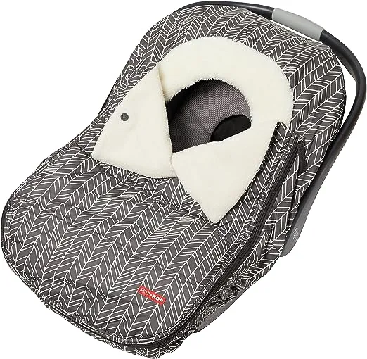 Skip Hop Winter Car Seat Cover, Stroll & Go, Grey Feather