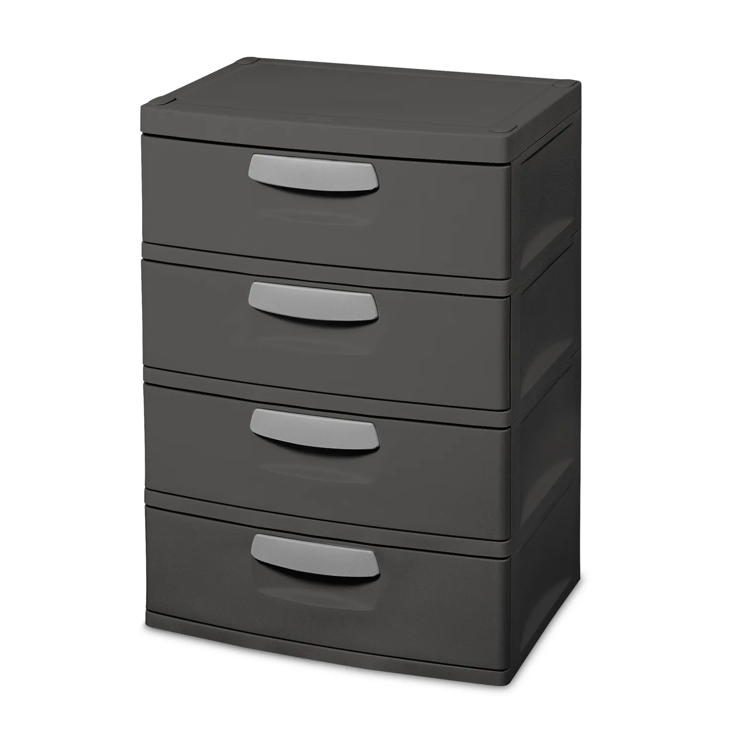 35.5 in. H x 26.625 in. W x 19.25 in. 4-Drawer Plastic Chest