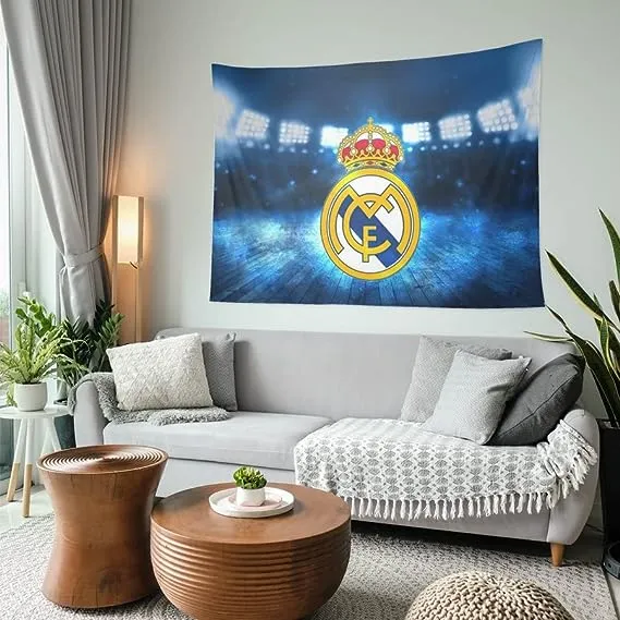 T MatuTA Real Madrid Football Hanging Tapestry