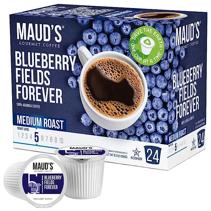 Maud's Espresso Chai Tea Latte Tea Pods, 18 ct | Dirty Cha Cha Chai Latte Flavored Tea | Solar Energy Produced Recyclable Single Serve Chai Latte Pods Compatible with Keurig K-Cup Brewers