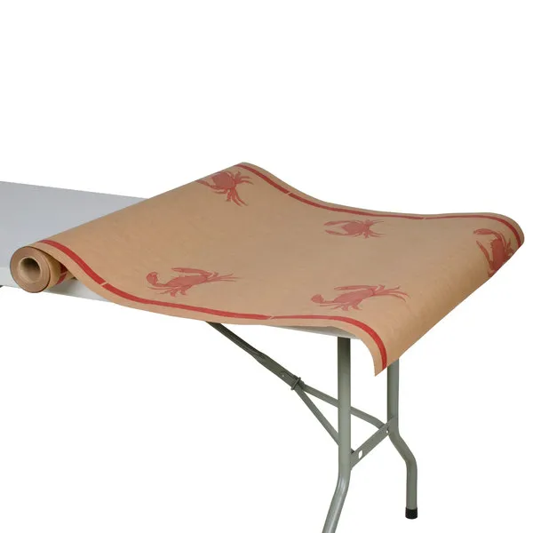 N. F. String & Son Crab Print Paper Table Cover 100 Ft.