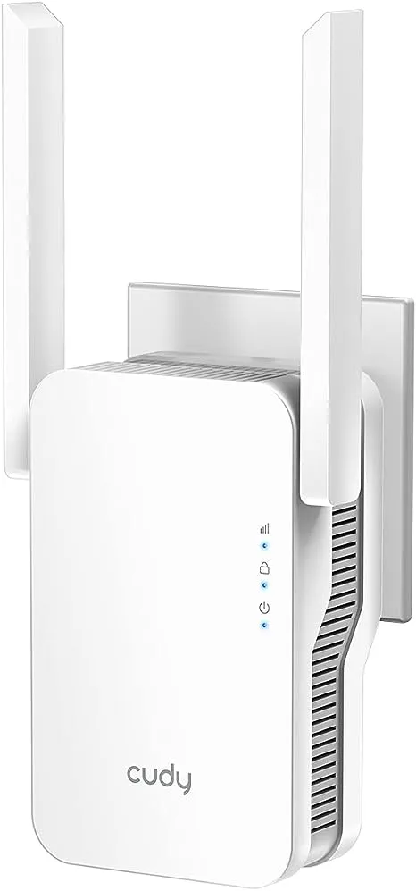 Cudy New AX1800 Mesh WiFi 6 Extender Internet Booster, WiFi 6 Range Extender Covers up to 2000 sq.ft and 30 Devices, Dual Band Repeater up to 1.8Gbps Speed, AP Mode, Gigabit Port, RE1800