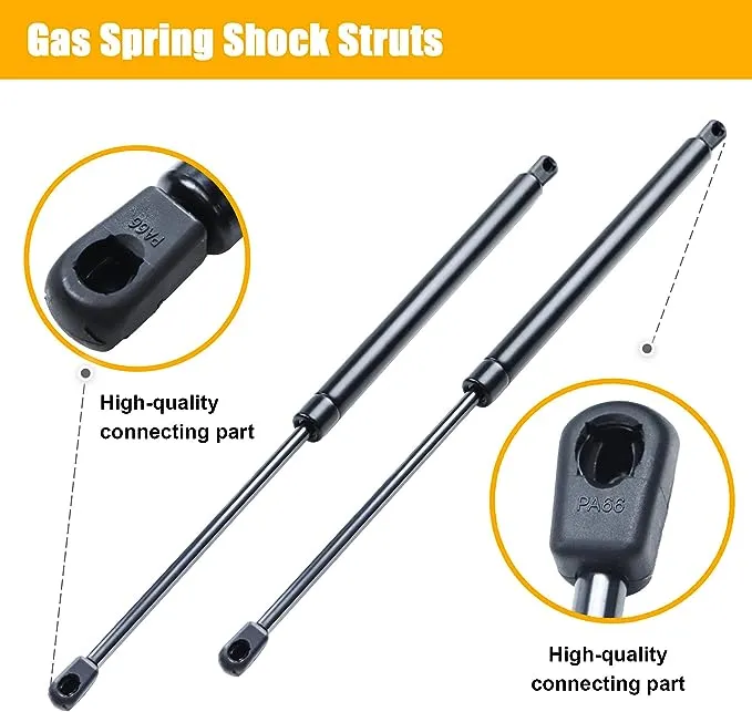 Dekalaii 2 Pcs Gas Struts 35.43 Inch 80 lbs Prop Shock Lift Springs Rod Struts for RV Basement Door Tonneau Cover Lift Supports Window Lift Support C16-10944 C1610944