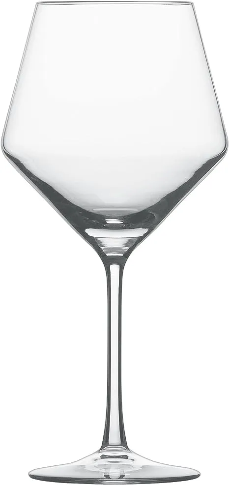 Schott Zwiesel Tritan Crystal Glass Pure Stemware Collection Burgundy Red Wine Glass, 23.4-Ounce, Set of 4