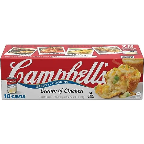 Campbell's 10 Piece Condensed Cream of Chicken Soup, 6 Pound