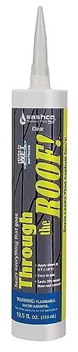 Sashco Through The Roof Sealant 10.5 Ounce Cartridge Clear (Pack of 12)