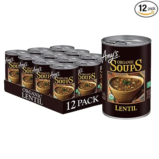 AMY'S Organic Soup Lentil Light In Sodium