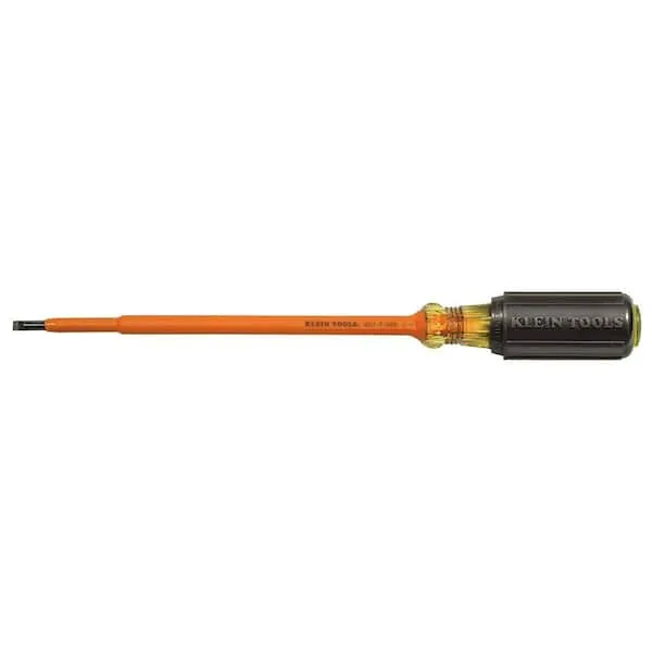 Klein Tools 601-7-INS 7" Insulated Screwdriver 3/16" Cabinet