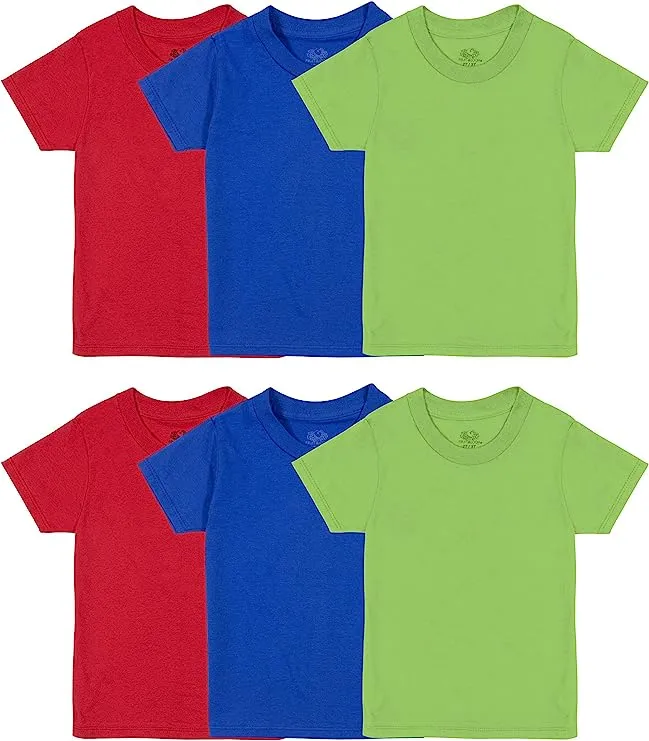 Fruit of The Loom Toddler Boys Eversoft Cotton Undershirts 6-Pack