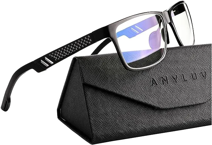 ANYLUV Men's Blue Light Blocking Computer Gaming Glasses