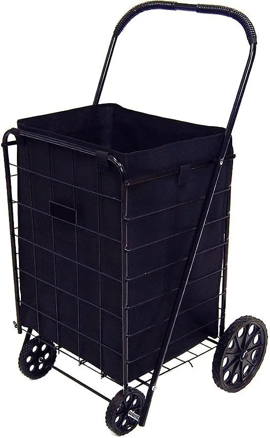 Jumbo Shopping Cart Liner Cover With Top Lid Cover (Shopping Cart Not Included)