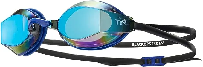 TYR Blackops 140 EV Racing Mirrored Goggles Black