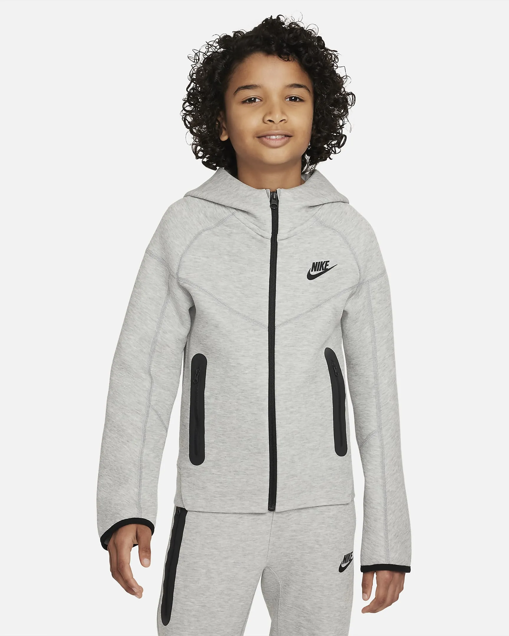 Nike Sportswear Tech Fleece Big Kids' (Boys') Full-Zip Hoodie