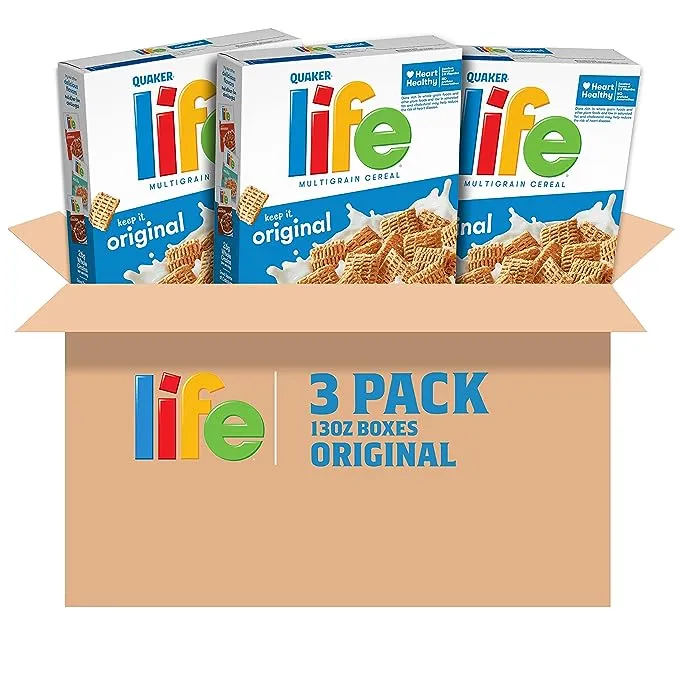 Quaker Life Breakfast Cereal, 13 Ounce (Pack of 4)