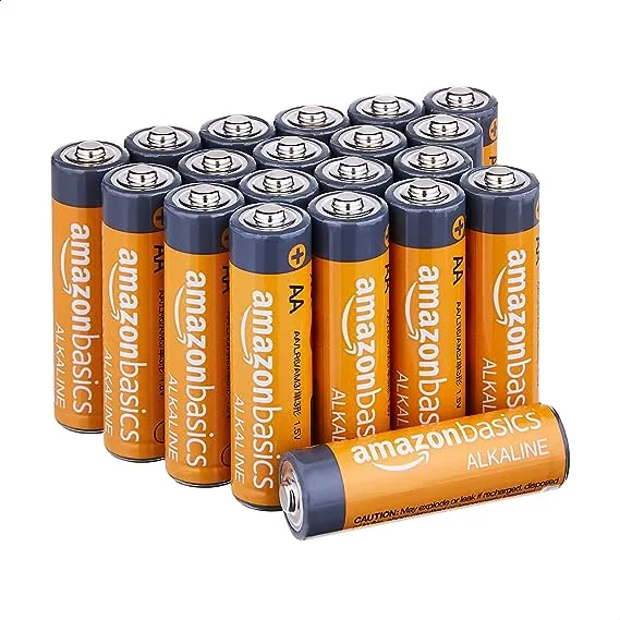 Amazon Basics 48-Pack AA Alkaline High-Performance Batteries, 1.5 Volt, 10-Year Shelf Life