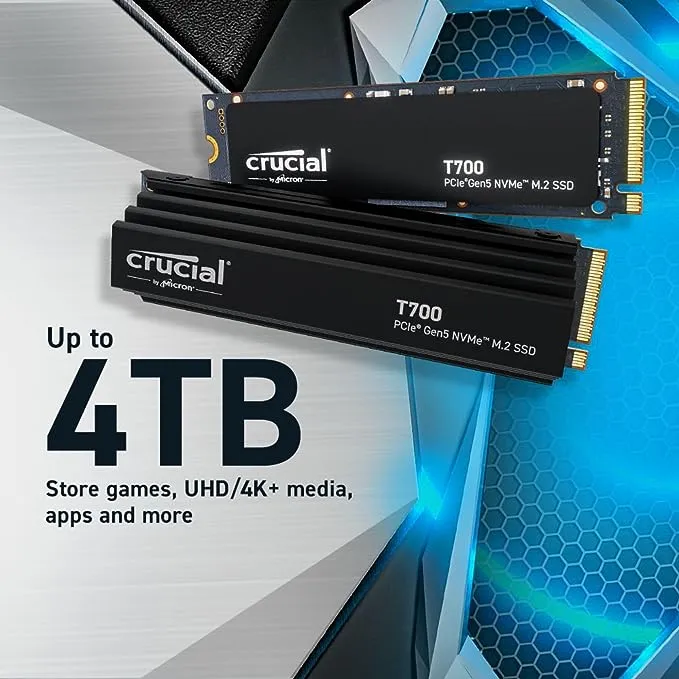 Crucial T700 Solid State Drive M.2 2280 Internal