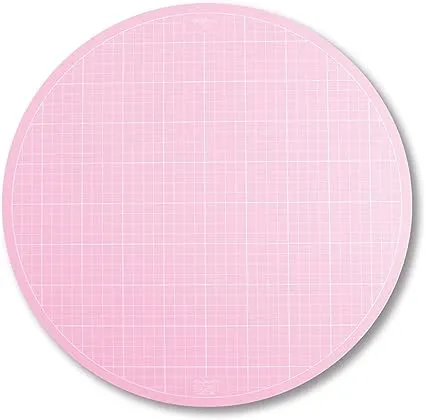 Sue Daley Designs Pink 10" Rotating Cutting Mat EPP English Paper Piecing Patchwork Sewing Quilting self Healing