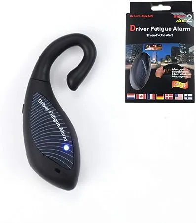 Driver Fatigue Alarm 3 in 1 Inside Sleep Alarm for Drivers Security Guards Nap Zapper Alarm Security Car Alarm System Drivers Security Guards Anti Sleep Alarm nap Alert