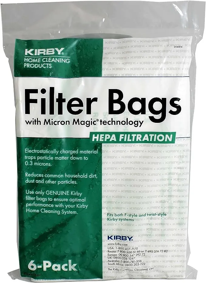 Kirby 204814 HEPA Vacuum Bags