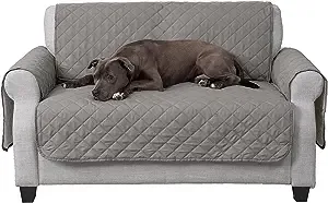 FurHaven Pet Reversible Furniture Protector - Loveseat, Gray/Mist