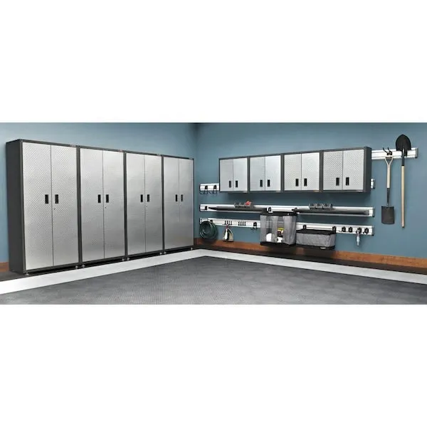 Gladiator Ready-to-Assemble Full-Door Wall GearBox Steel Wall-mounted Garage Cabinet in Gray (28-in W x 28-in H x 12-in D)