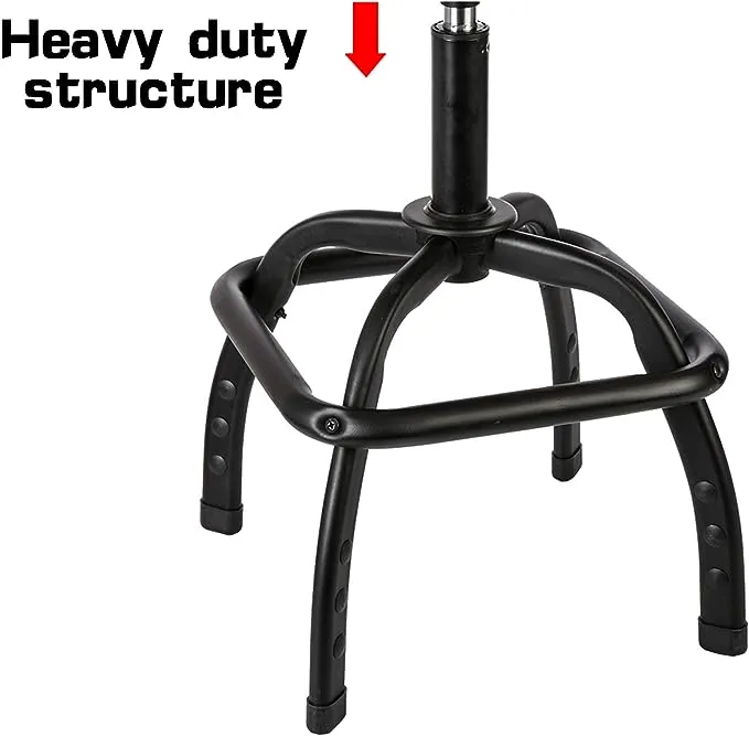 Aain AS13 Swivel Adjustable Height Bar Stool,Black