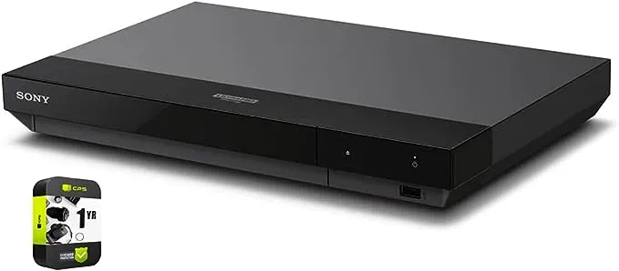 Sony UBP-X700/M HDR 4K UHD Network Blu-ray Disc Player with Hi-Res Audio Bundle Includes 1 Yr CPS Enhanced Protection Pack