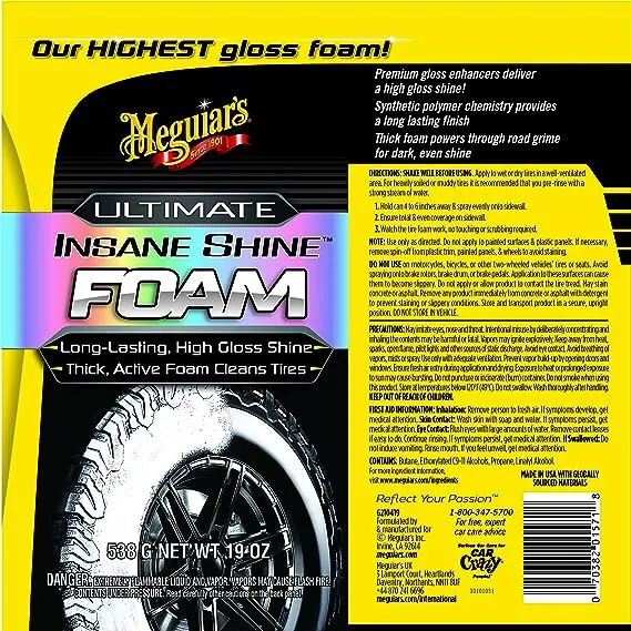 Meguiar's Ultimate Line Insane Shine Tire Foam