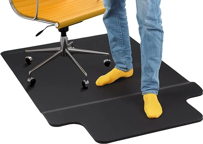 Mushyn Office Chair Mat with Anti Fatigue Cushioned Foam - Chair Mat for Hardwood