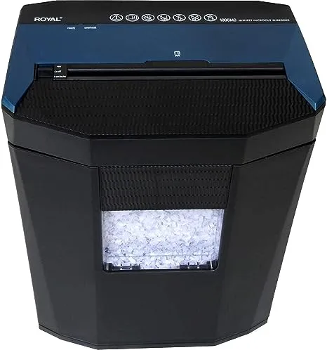 ROYAL Microcut Shredder with Pull out Wastebasket 3.75 Gallon - Used